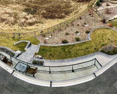 complete outdoor living space landscape construction in Calgary backyard