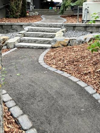 Natural landscape construction Calgary acreage landscaping